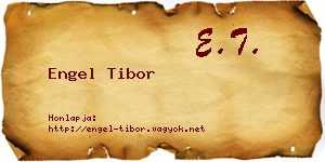 Engel Tibor névjegykártya